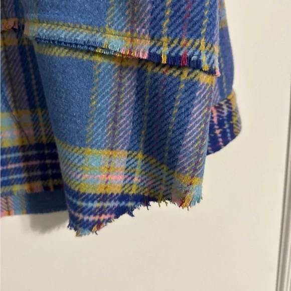 DAVI & DANI Blue Plaid Shacket - Picture 4 of 6